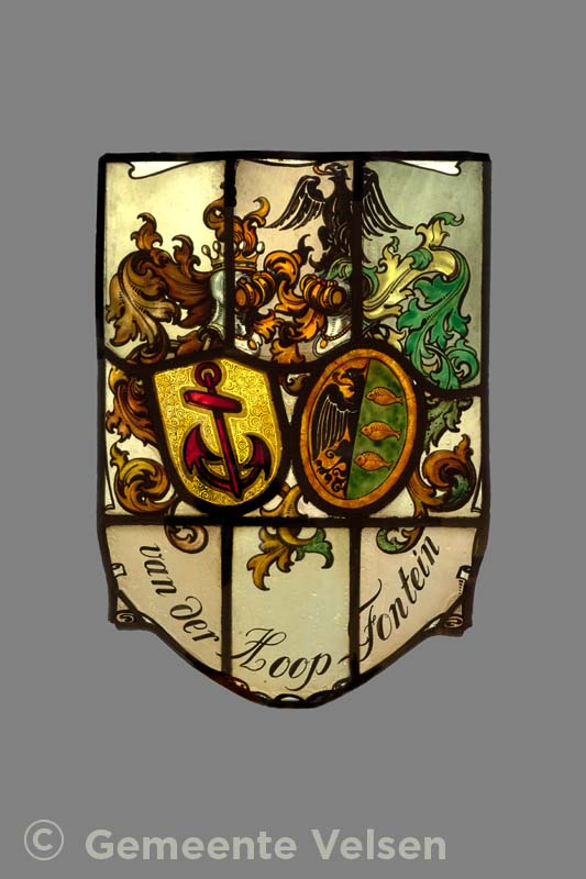 Wapenschild van der Hoop-Fontein