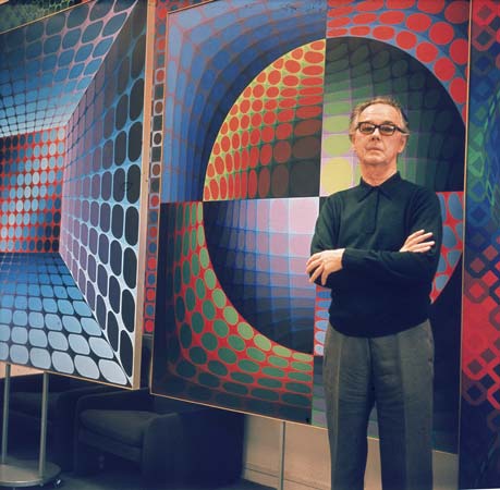 Foto van Victor Vasarely