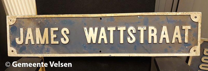 Sn 8: Straatnaambord James Wattstraat