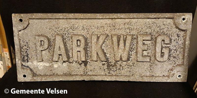 Sn 15: Straatnaambord Parkweg