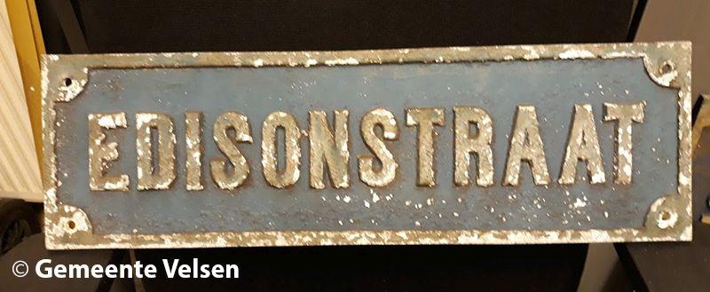 Sn 4: Straatnaambord Edisonstraat