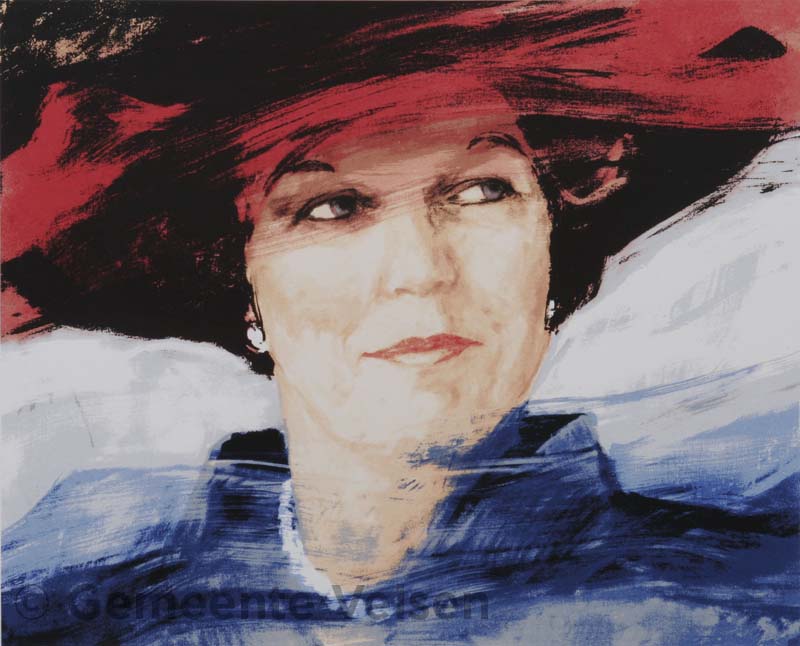 Foto van Portret H.M. Kon. Beatrix